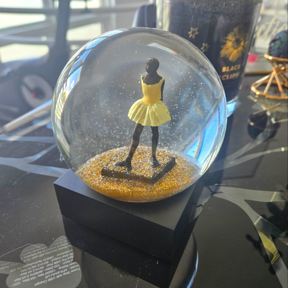 Degas Dancer Statue Sculpture Snow Globe by CoolSnowGlobes - Ballet Home Decor
